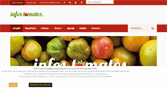 Desktop Screenshot of infos-tomates.com
